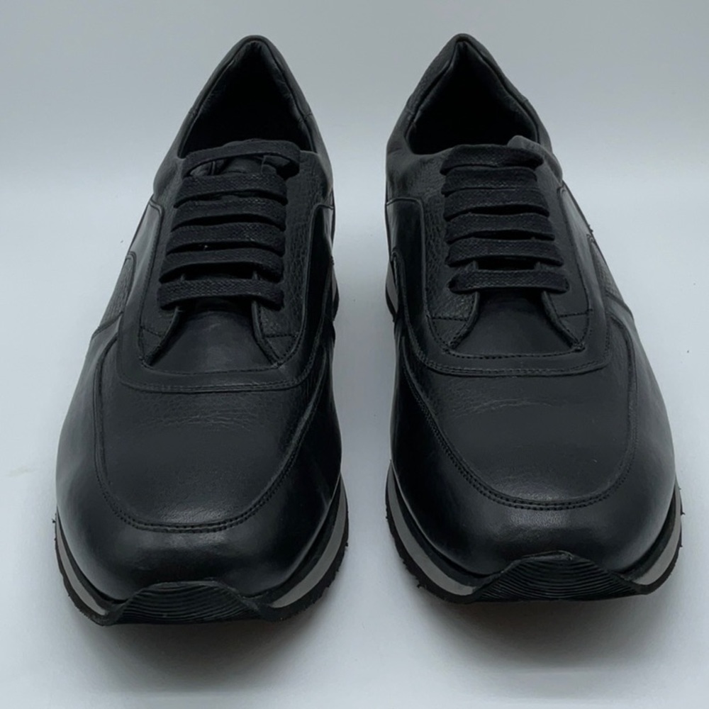 Trust Black leather men’s sneaker - Picture 2 of 10